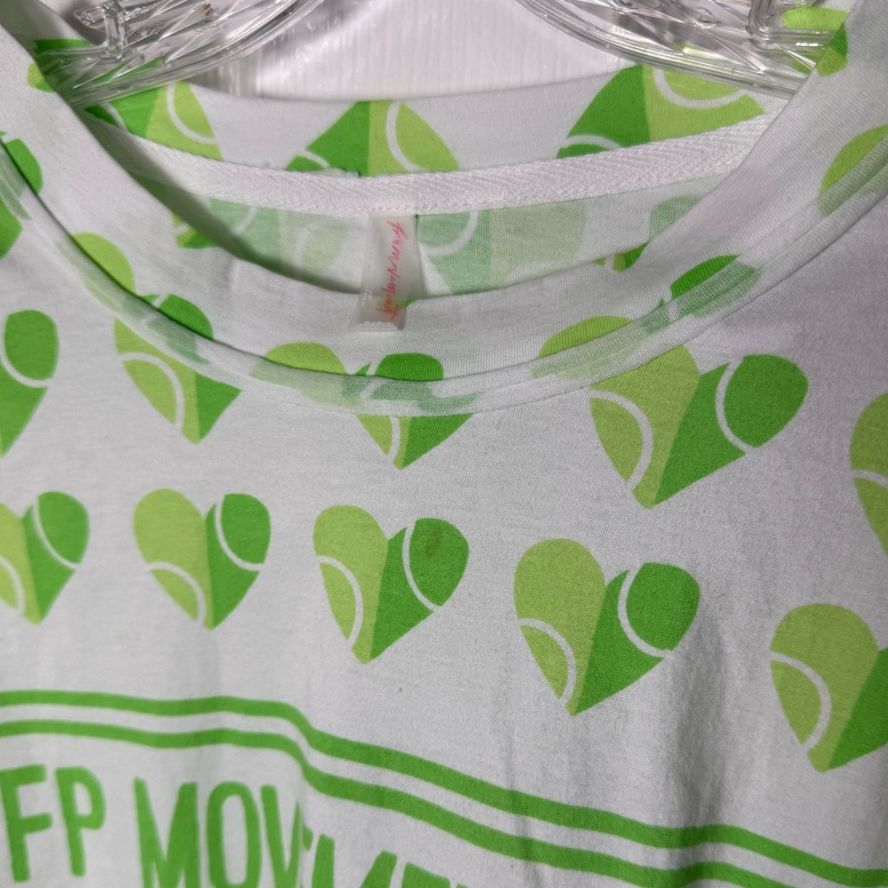 Free People Inspire Layer Logo Tee in Tennis Court - Picture 4 of 8